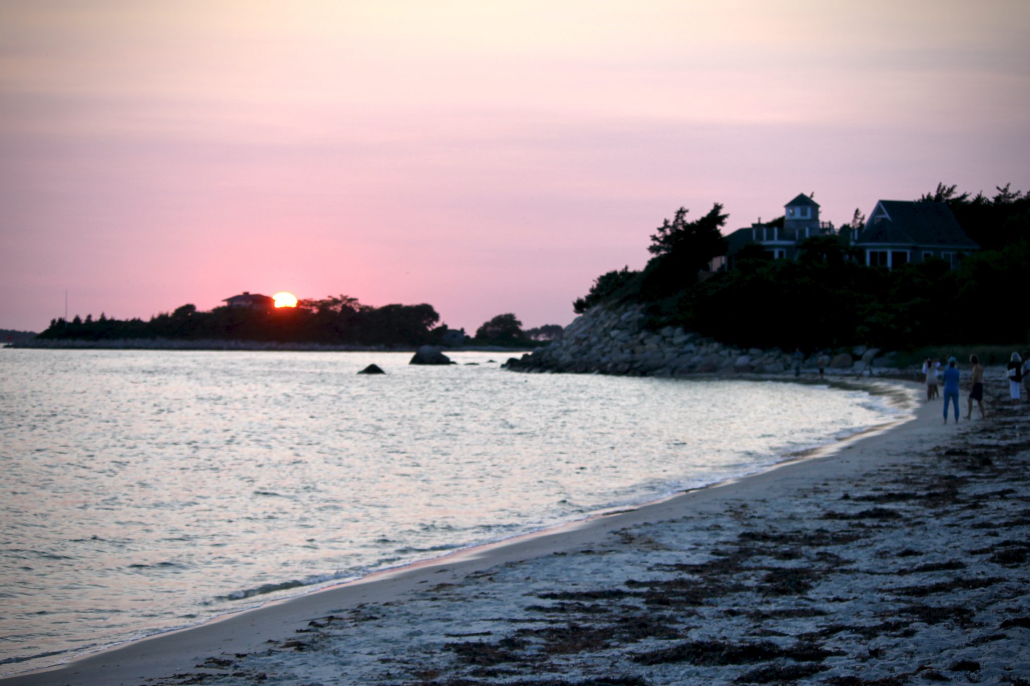 Harvest Moon Heaven Nobska Beach Sunset Moonrise Slide Show Cape