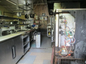 The kitchen at the Nimrod.