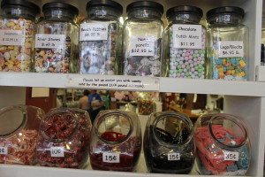 A small sampling of the candy selection at the Brewster Store.