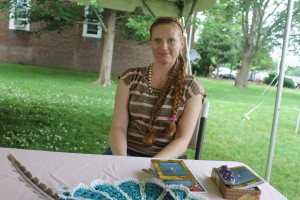Kellie Roy of Sandwich at the Psychic Fair in Hyannis.