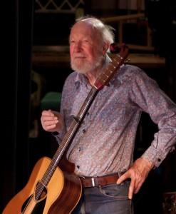 A photo of Pete Seeger by the Econosmiths CREDIT: Econosmith.com