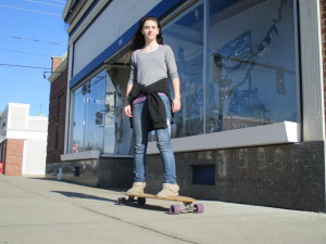 Dominique Vazquez: "I've lived in Hyannis for three years and I haven't seen another girl yet that skates."