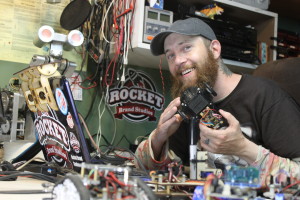 Chris Spohr of Rocket Brand Studios, builds robot kits in Eastham: "I live in a world where people just want to make cool stuff, and we just want to inspire each other."