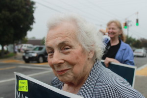 Thelma Goldstein, 96-year Democratic activist in Falmouth.