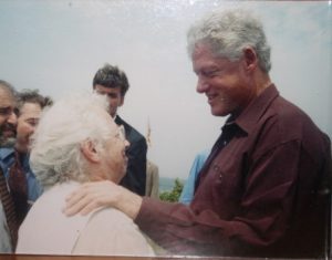 When Thelma Goldstein met Bill Clinton. PHOTO COURTESY OF THELMA GOLDSTEIN.