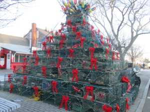 Lobster pot Christmas tree