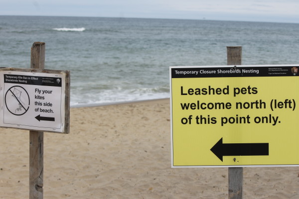 Signs at Coast Guard Beach