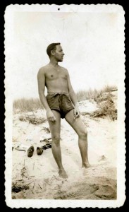 Tennessee Williams in 1944 in Provincetown. PHOTO BY HAROLD NORSE.