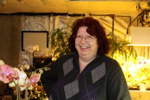 Tina Balog of East Falmouth is the longtime president of the Cape & Islands Orchid Society.