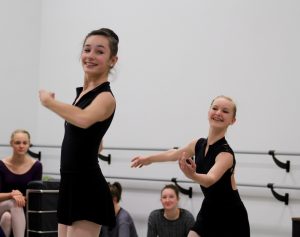 Eloise Mills and Monica Welchman at a recent rehearsal.