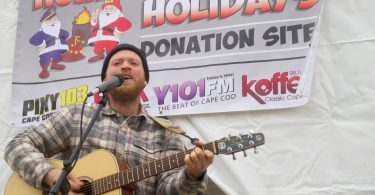 Luke Vose at Homeless For The Holidays, Falmouth