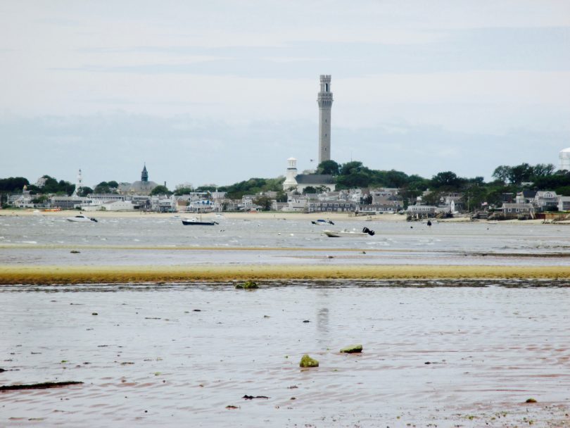 Provincetown low tide and whitecaps