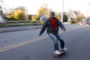 Skateboarder with Lyme Disease