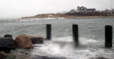 High Tide, Falmouth Harbor, Nor'easter