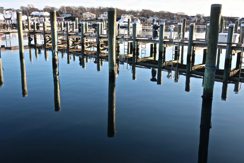 Reflection Falmouth Harbor