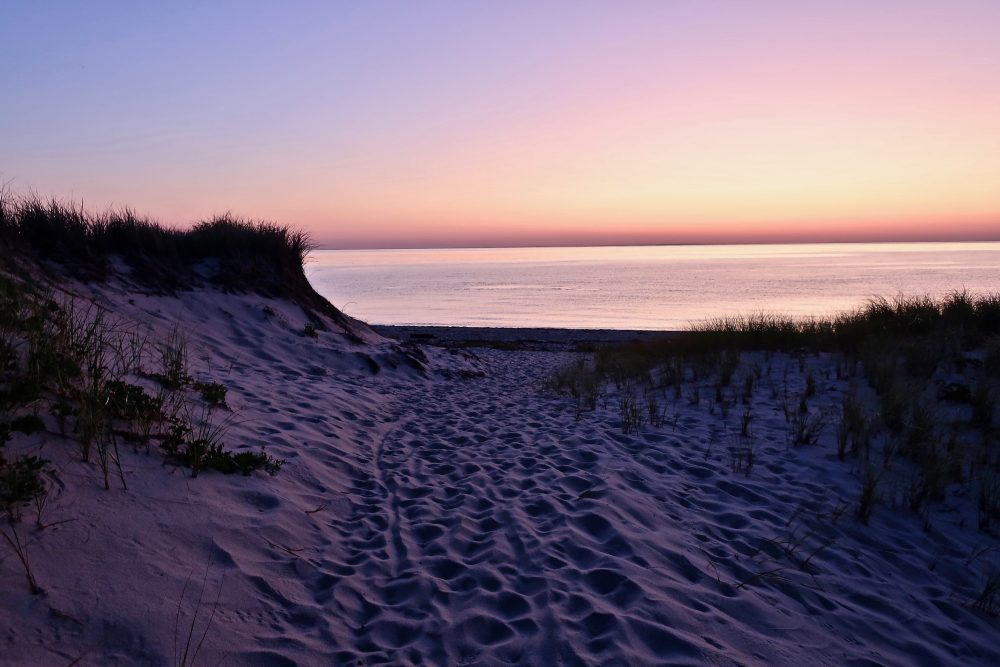 Bound Brook Island Sunset 40Second VIDEO Cape Cod Wave