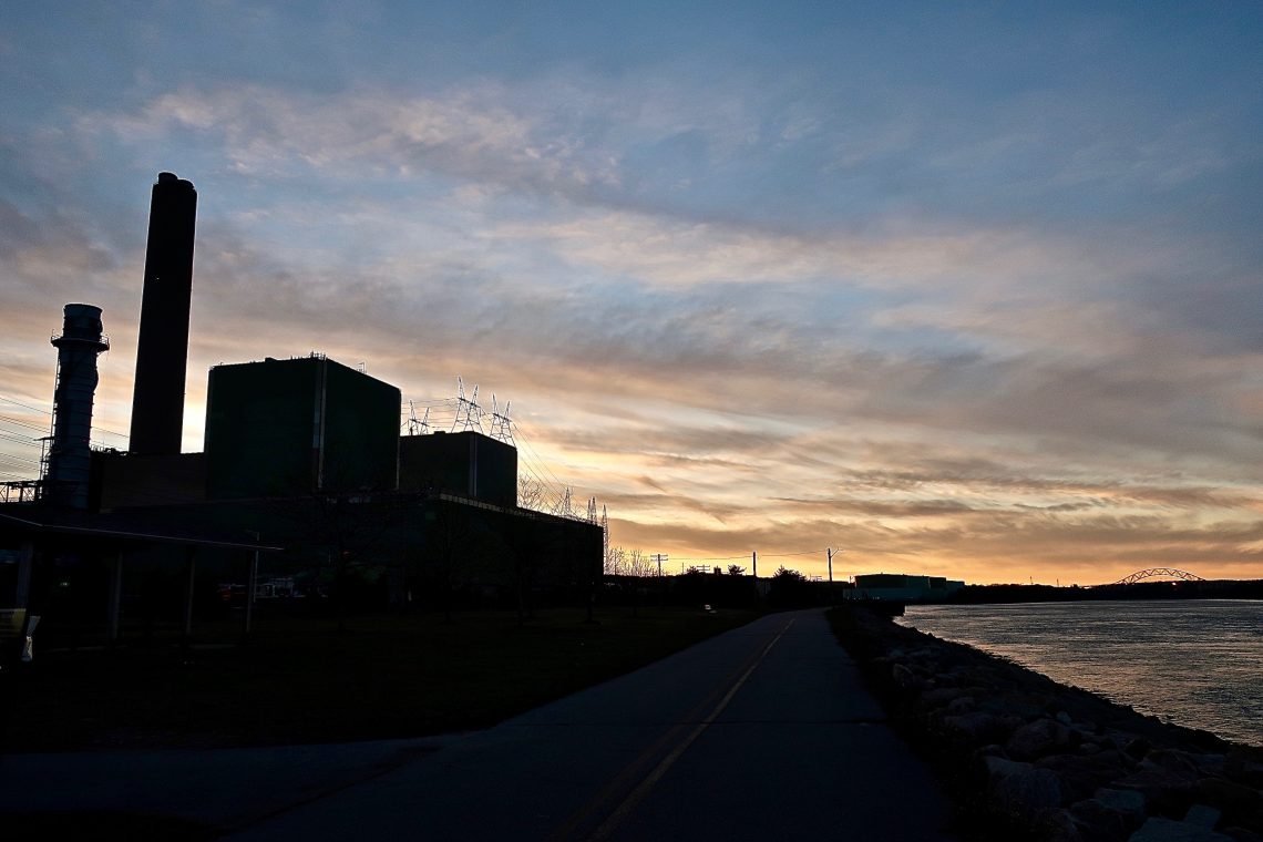 Canal Generating Plant Sunset Slideshow Cape Cod Wave