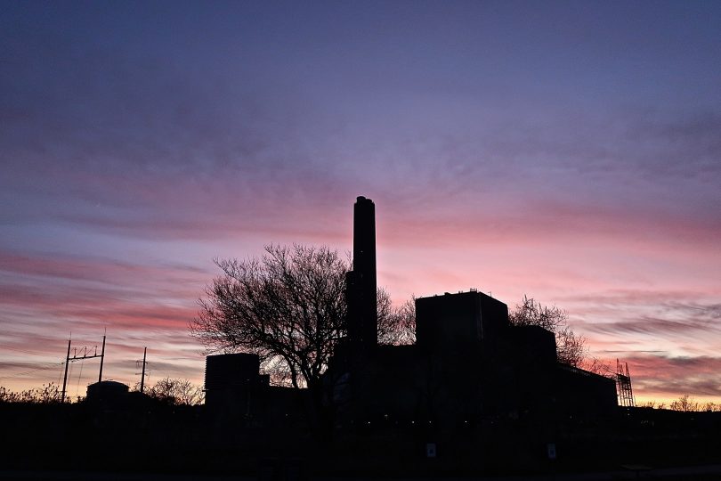 Canal Generating Plant Sunset
