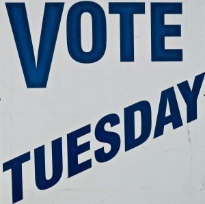 The election is Tuesday, November 3