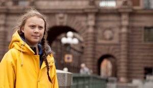 Greta Thunberg in “I Am Greta.” (Hulu)