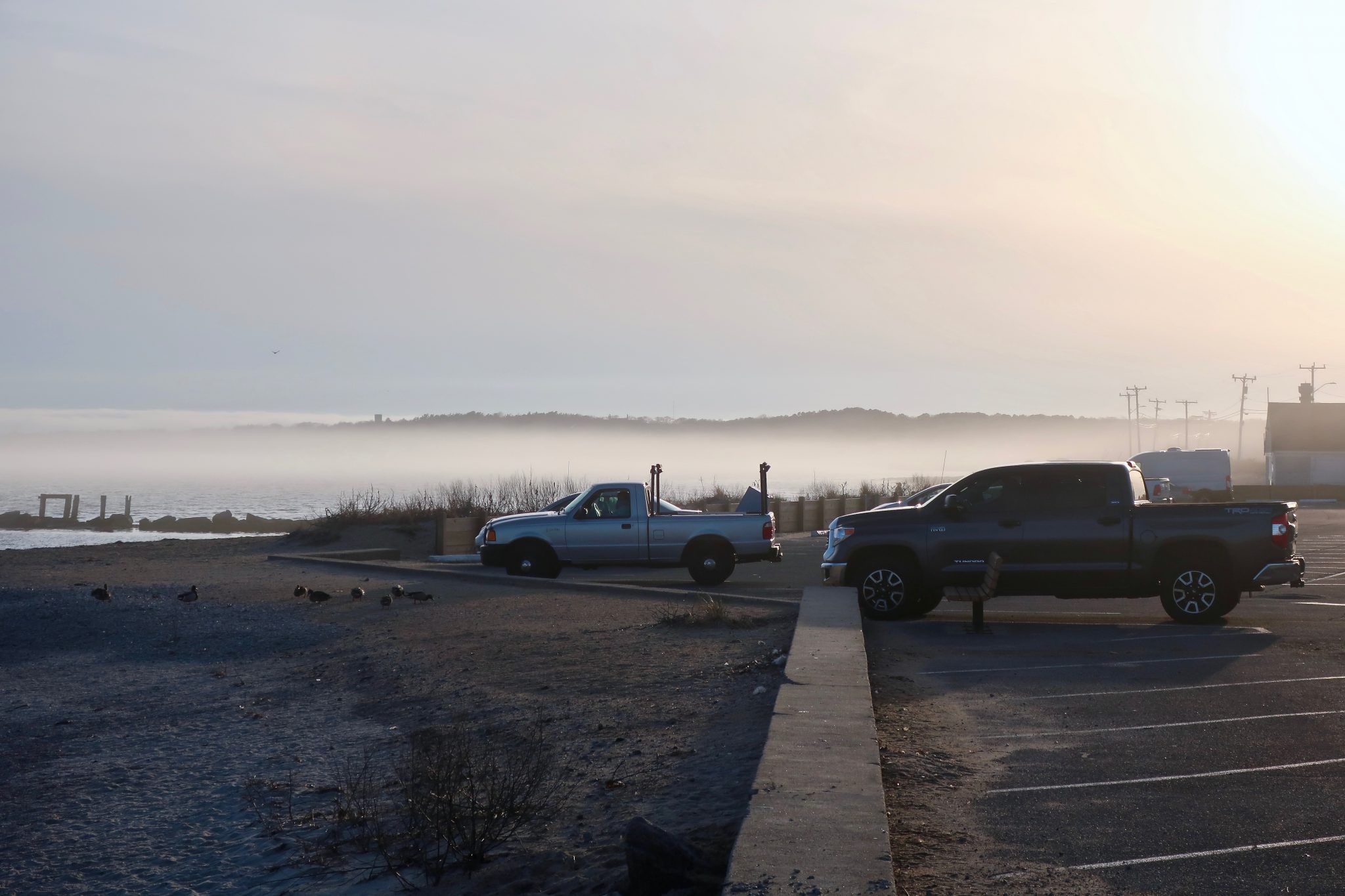 A Few Foggy Minutes At Surf Drive Beach, Falmouth Slideshow Cape