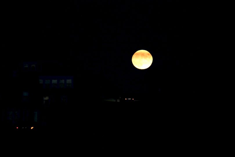 Moonrise Over Falmouth
