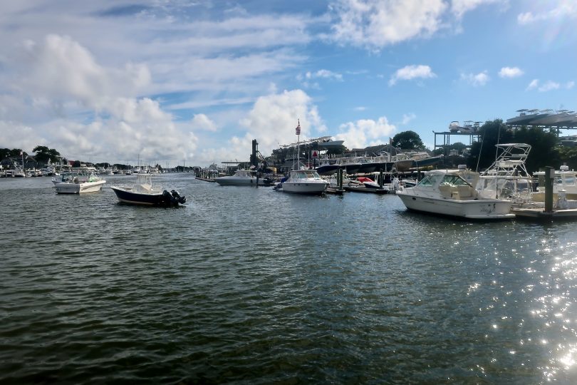 Falmouth Harbor boats