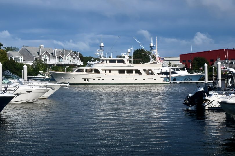Falmouth Harbor boats