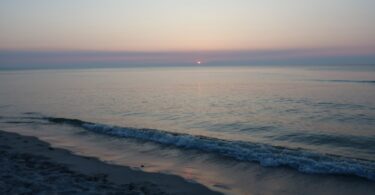 Mayflower Beach sunset