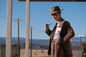 Cillian Murphy, the front-runner to win best actor, plays the brilliant title character in “Oppenheimer.” (Universal Pictures)