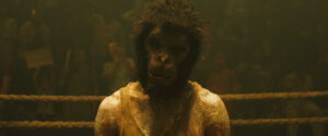 Ready for battle: Dev Patel stars in “Monkey Man.” (Universal Pictures)