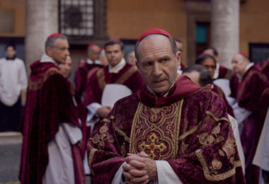 Ralph Fiennes stars in director Edward Berger’s “Conclave.” (Focus Features)