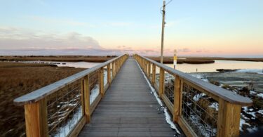 Boardwalk sunset