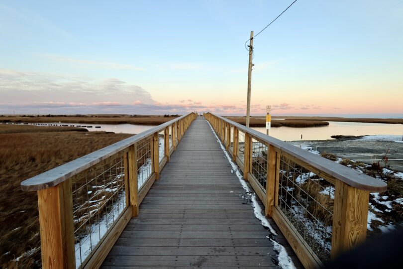 Boardwalk sunset