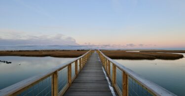 Boardwalk sunset