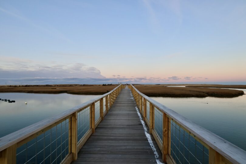 Boardwalk sunset