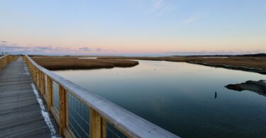 Boardwalk sunset