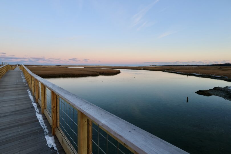 Boardwalk sunset