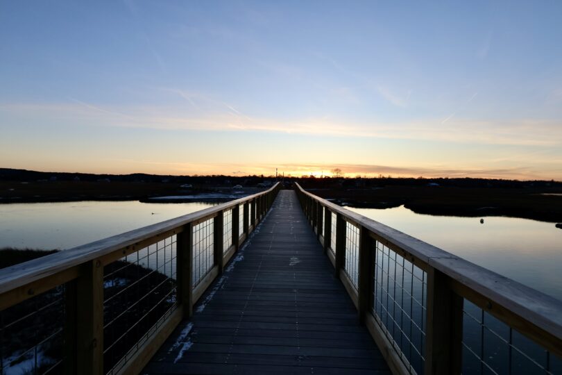 Boardwalk sunset