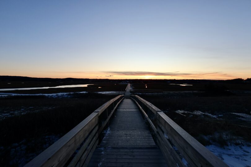 Boardwalk sunset