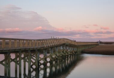 Boardwalk sunset