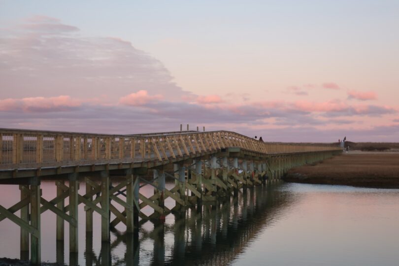 Boardwalk sunset