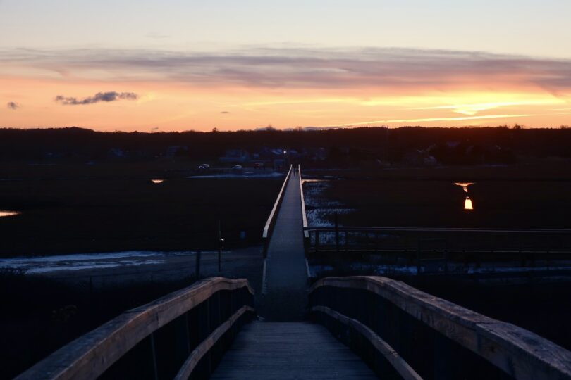 Boardwalk sunset