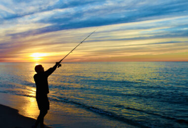 Sunset Fisherman