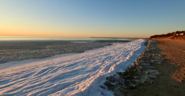 Kingsbury Beach sunset