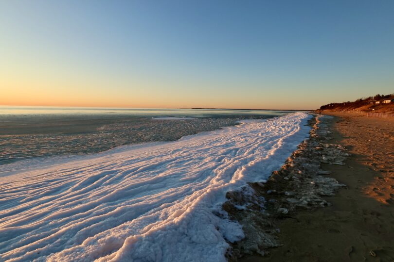 Kingsbury Beach sunset