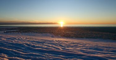 Kingsbury Beach sunset