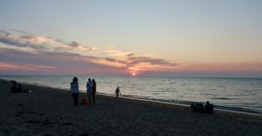 Race Point July sunset