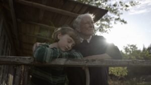 Glenn Close, right, with Emily Matthews in “The Summer Book.”