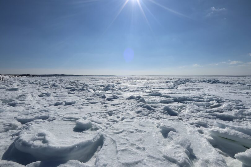 Frozen Chapoquoit Beach